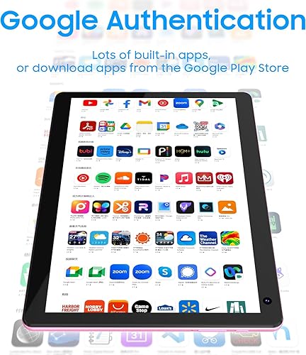 Miniatura 2 de COOPERS Tablet 10 pulgadas, Android 15 Tablet, 32GB ROM 1TB Expandir Tabletas de computadora, Procesador Quad Core 6000mAh Batería, Pantalla táctil