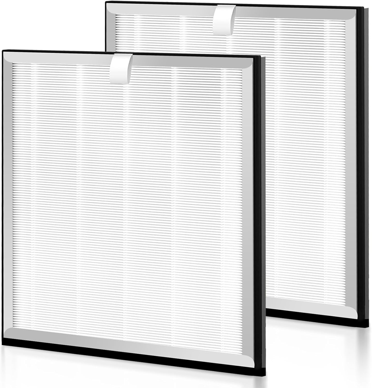2 Pack APH4000 Replacement Filter Compatible with KNKA APH4000 Air Filter 3 in 1 High-Efficiency Filter with Activated Carbon and Pre-Filter for Pet Dander for Home Large Room