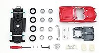 Vista 2 de Kit de automóvil fundido a presión Maisto, línea de montaje 1957 Chevrolet Corvette, escala 1/24, rojo