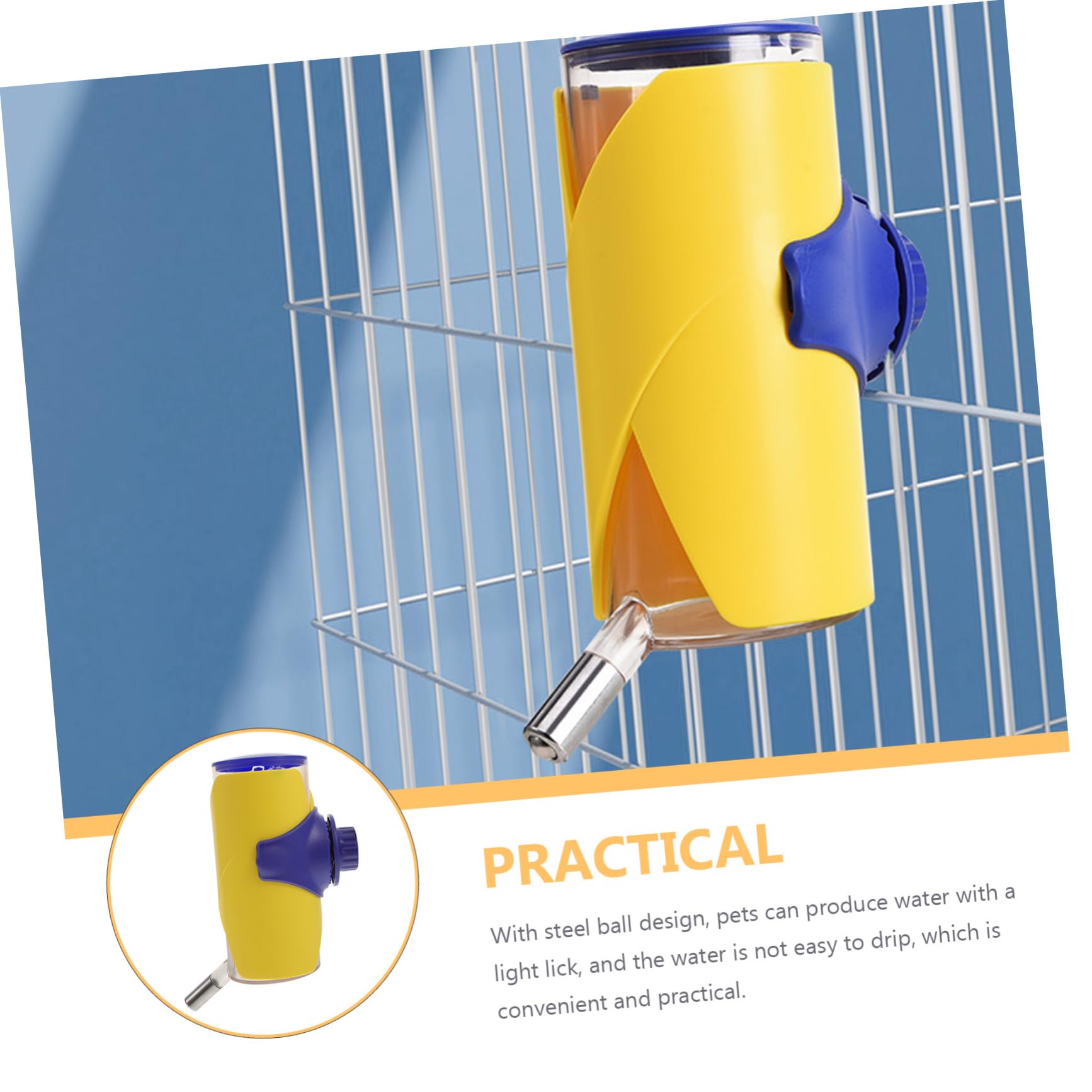 Beavorty Superior Plastic Pet Water Bottle Durable Water Dispenser for Dogs Cats Rabbits Portable Pet Accessory