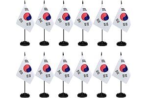 Deluxe South Korean Mini Desk Flags