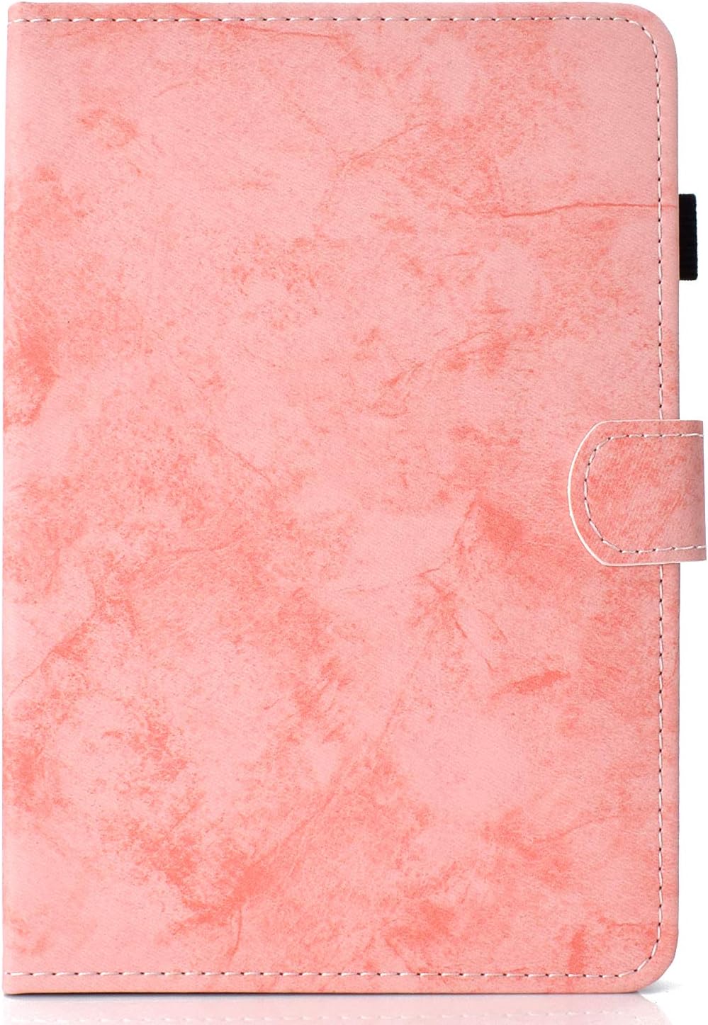 Leather Business Casual Kickstand Protective Cover with 4 Credit Card Holders and Pencil Holder Case for iPad Air 2019/ Pro 10.5" -Pink