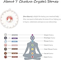 Vista 9 de Atrapasueños, árbol de la vida rosa atrapasueños, decoración de pared con piedra de cristal curativo natural, cristal rosa perfecto hecho a mano