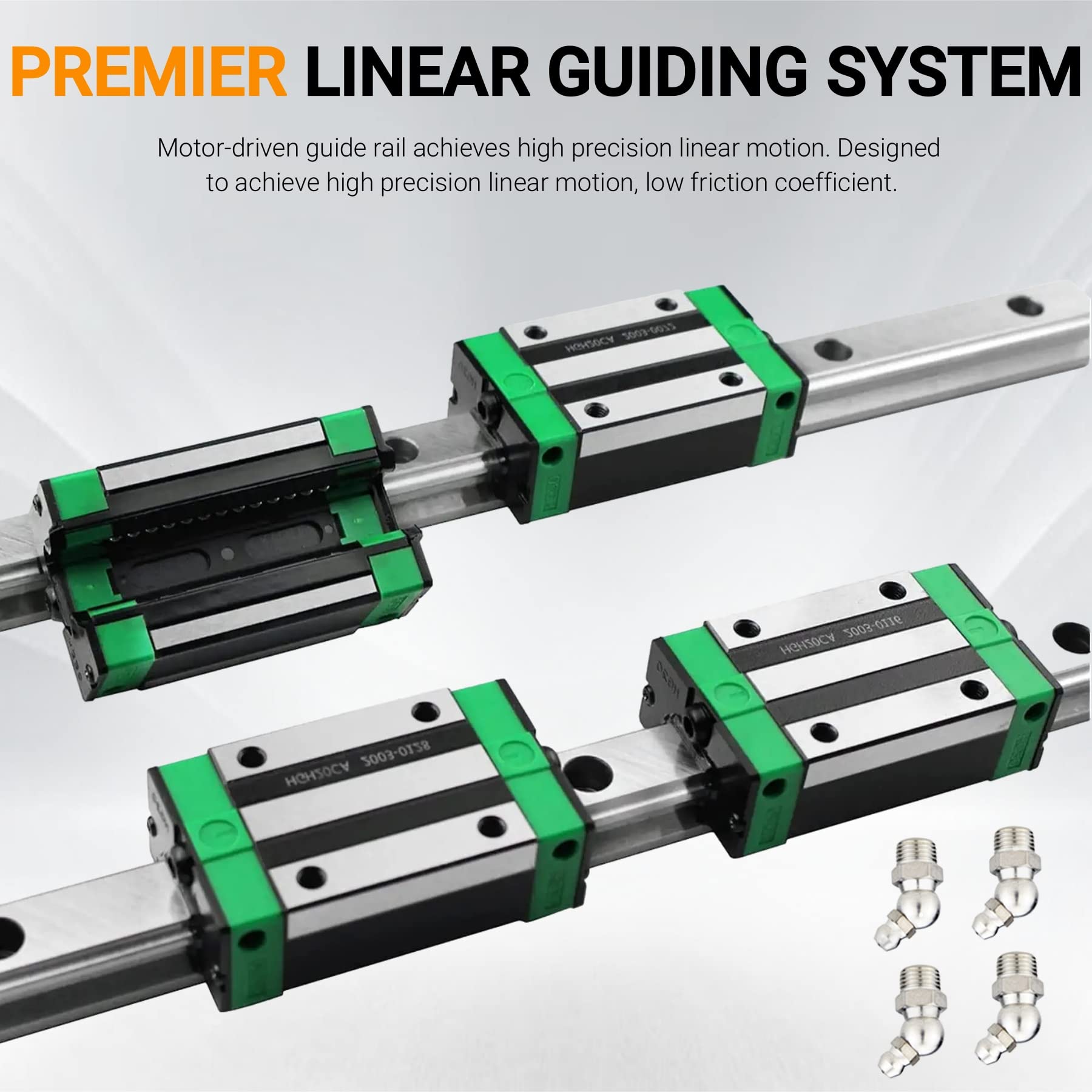 Barre Lineari In Acciaio Temprato 8x200mm (2 Pezzi) - Guide Per Stampanti 3D, CNC E DIY - Tolleranza H8