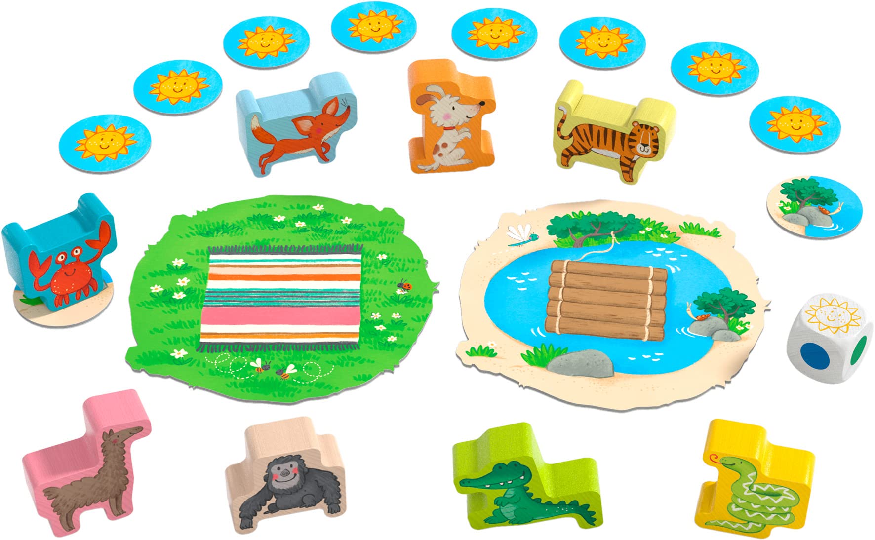 HABA 306605 - I Miei Primi Giochi: Amici Della Foresta - Gioco Da Tavolo Per Bambini 2+ Anni, Memoria 3D, Made In Germany - 3