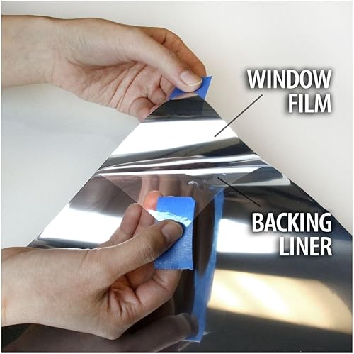 Miniatura 4 de Láminas Premium para Ventana, Espejo Unidireccional de Privacidad, PlateadoGris (Muy Oscuro) de BDF RPRGY, CPRGR1560100