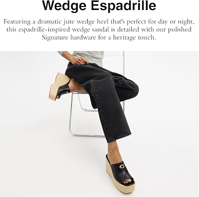 Coach Women's Wedge Espadrille