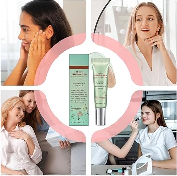 CC Red Correct with Asiatica, 15ml Colour Correcting Cream, Face Moisturizer Skin Repair Cream, Non-Greasy - Hydration Skin And SPF Protection