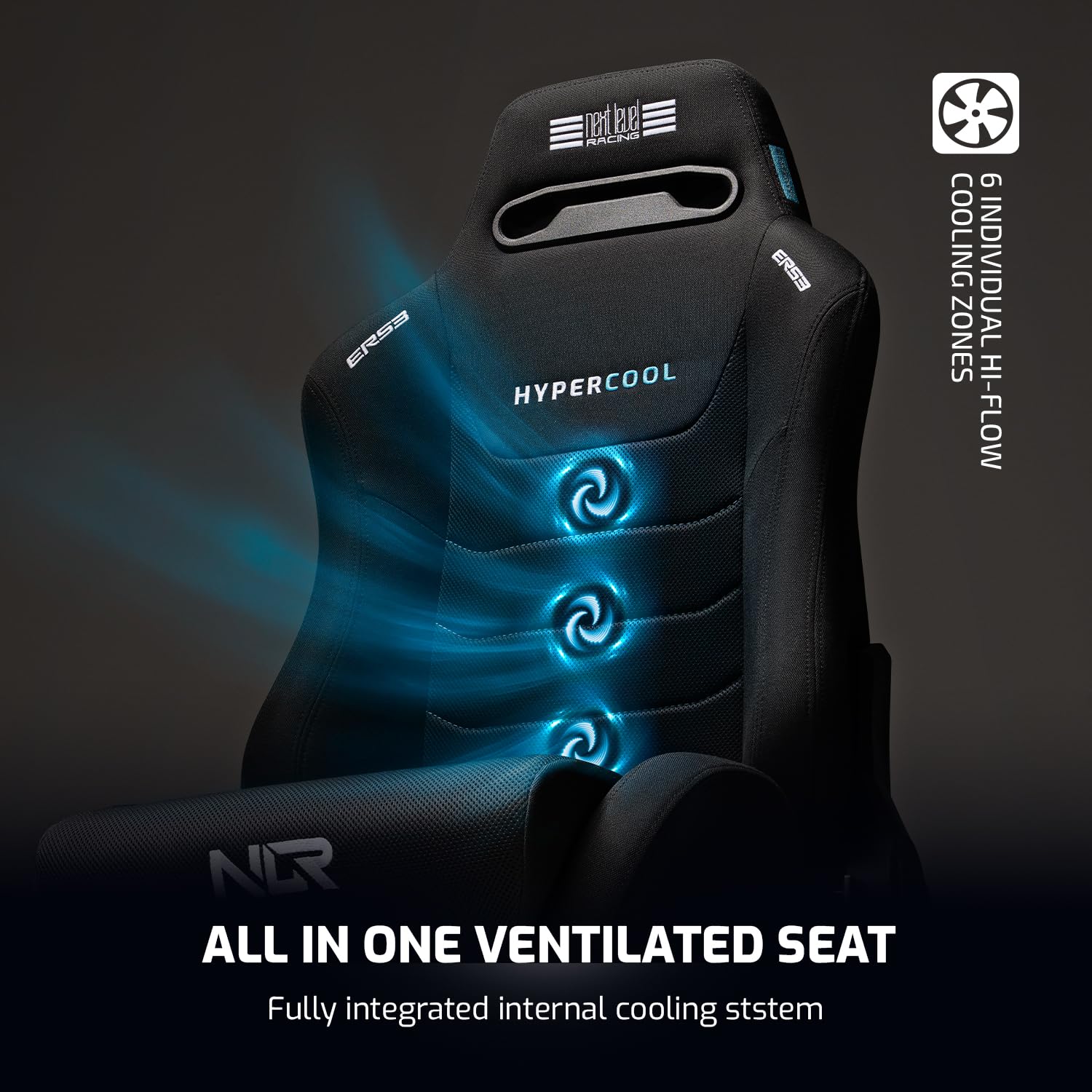 Next Level Racing ERS3 HYPERCOOL Ventilated Sim Racing Seat (NLR- E063)