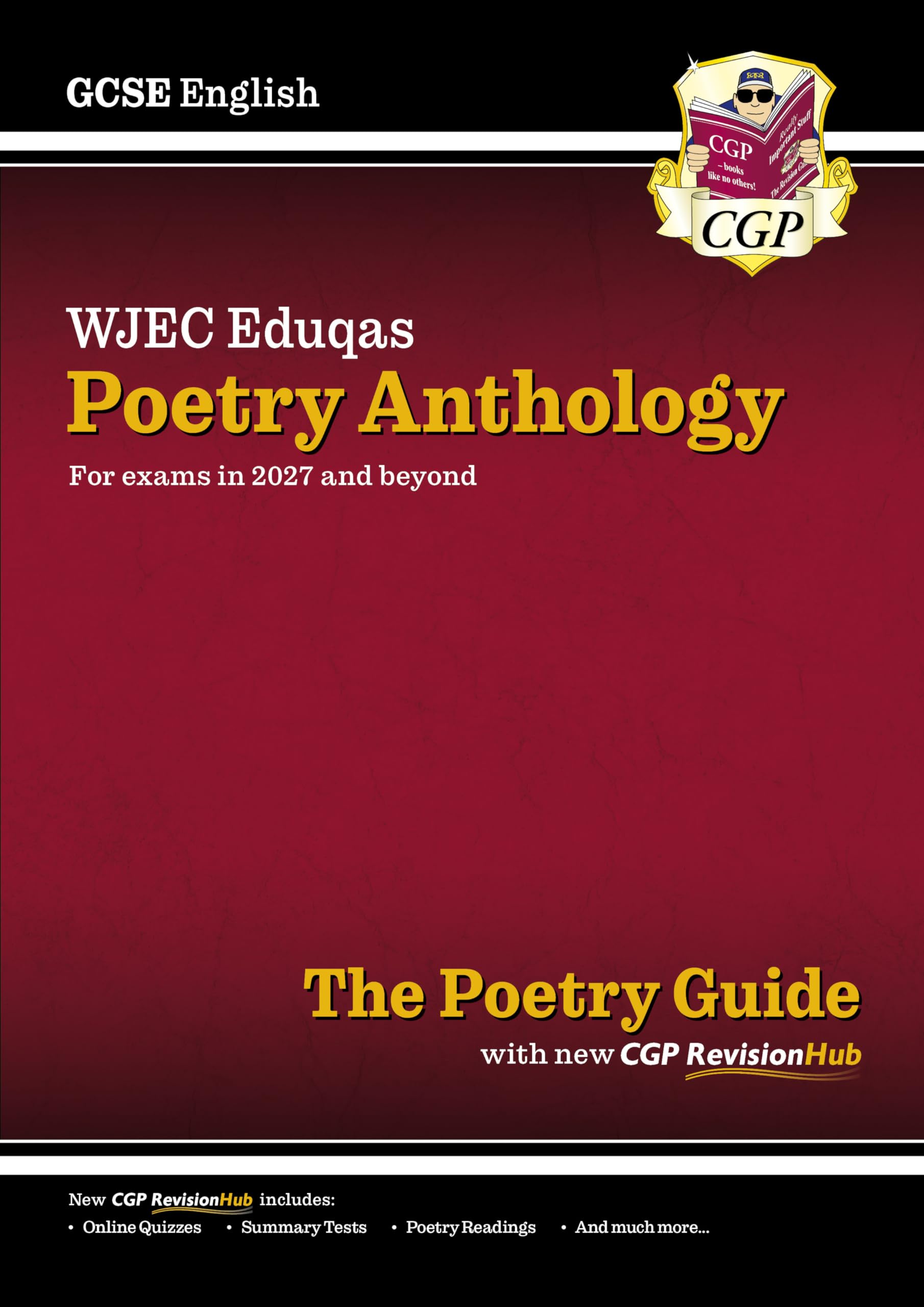 New GCSE English WJEC Eduqas Anthology Poetry Guide with CGP RevisionHub (for exams from 2027) (CGP WJEC Eduqas GCSE Poetry)