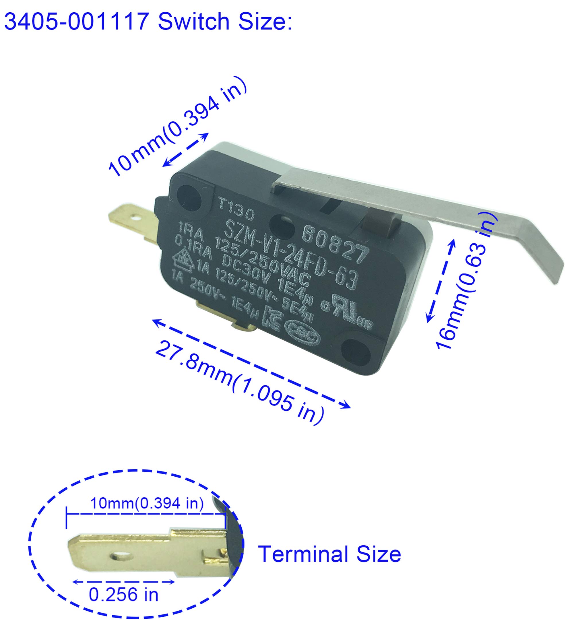 Amazon.com: LONYE 3405-001117 Refrigerator Dispenser Switch