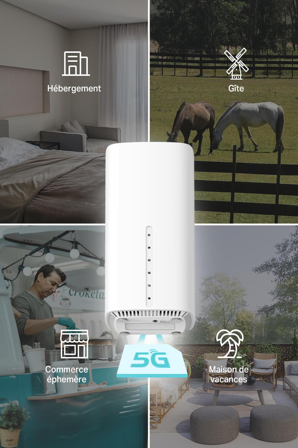 TP-Link Archer NX600 Routeur 5G WiFi 6 AX3600Mbps, 2,5G Port Ethernet, MU-MIMO, Bi-Bande, Déverrouillé
