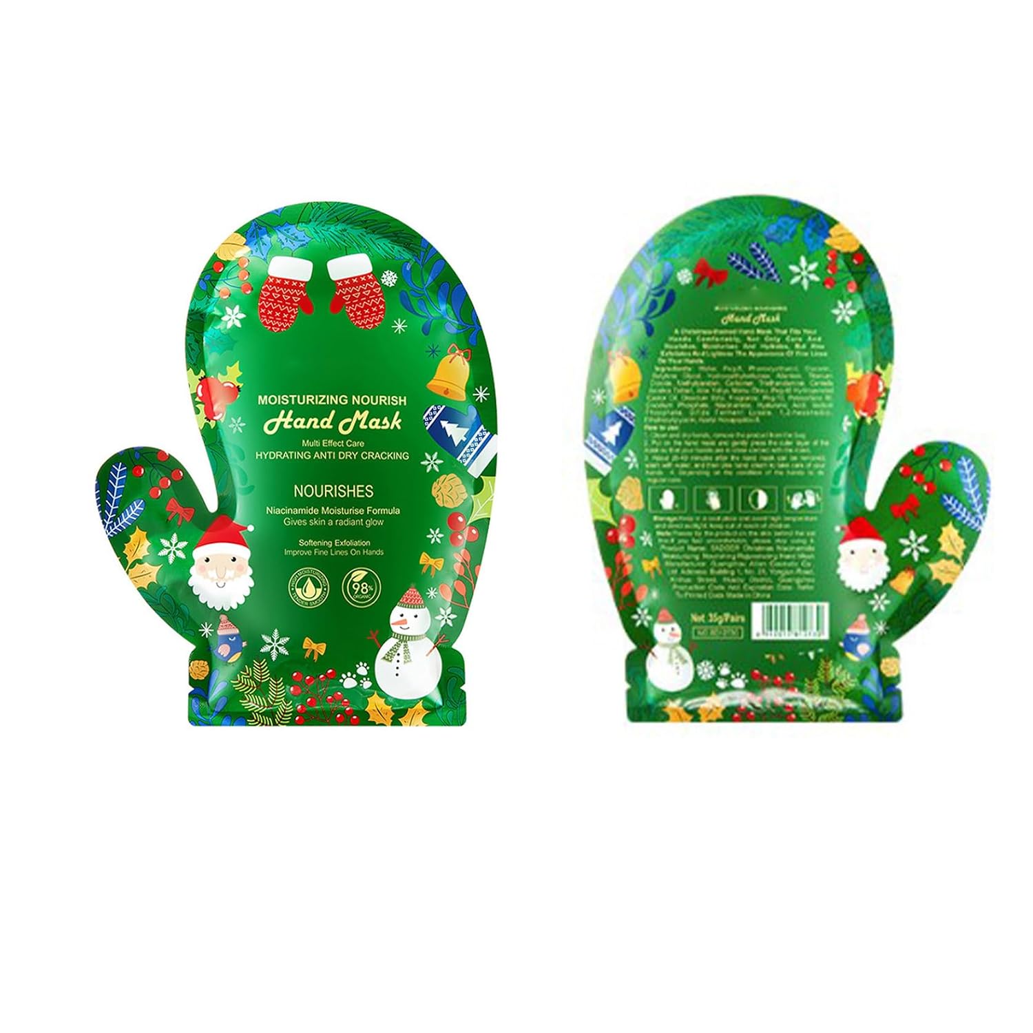 Professional Hand and Foot Mask Set for Ultimate Hydration - Enriched with Jojoba Oil & Aloe Vera Hand One Size