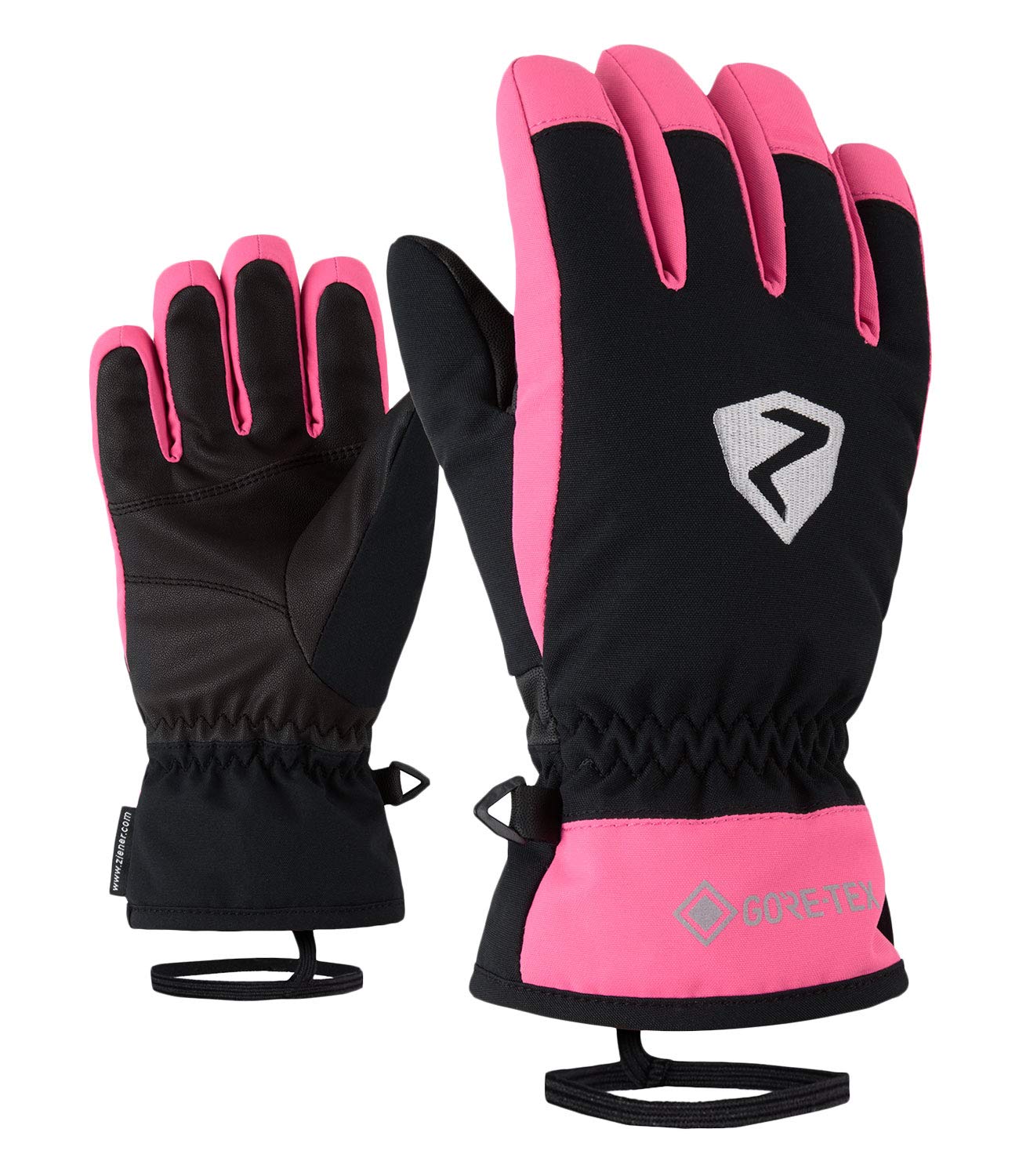 Ziener Larino Rękawice Narciarskie, Unisex dzieci