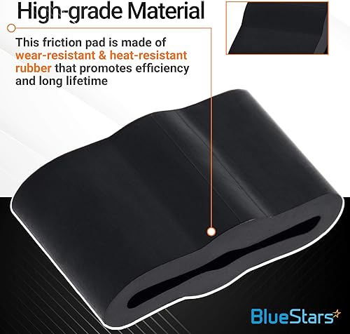 Miniatura 4 de Ultra Durable 8268961 Dishwasher Friction Pad Replacement Part by BlueStars  Exact Fit For Frigidaire & Kenmore Dishwashers - Replaces WP8268961