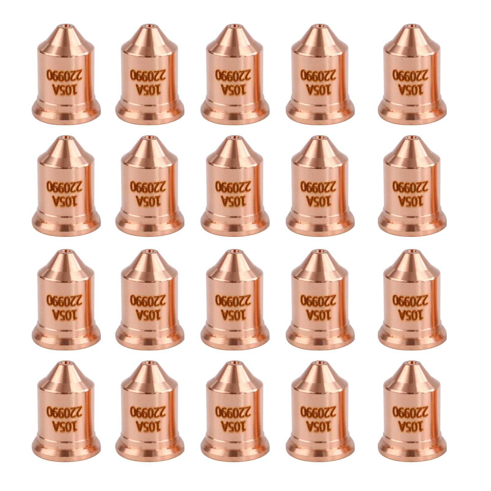 20Pcs 220990 Nozzle Tip 105A Fit for Hypertherm PMX 105 Plasma Cutting Torch Consumables