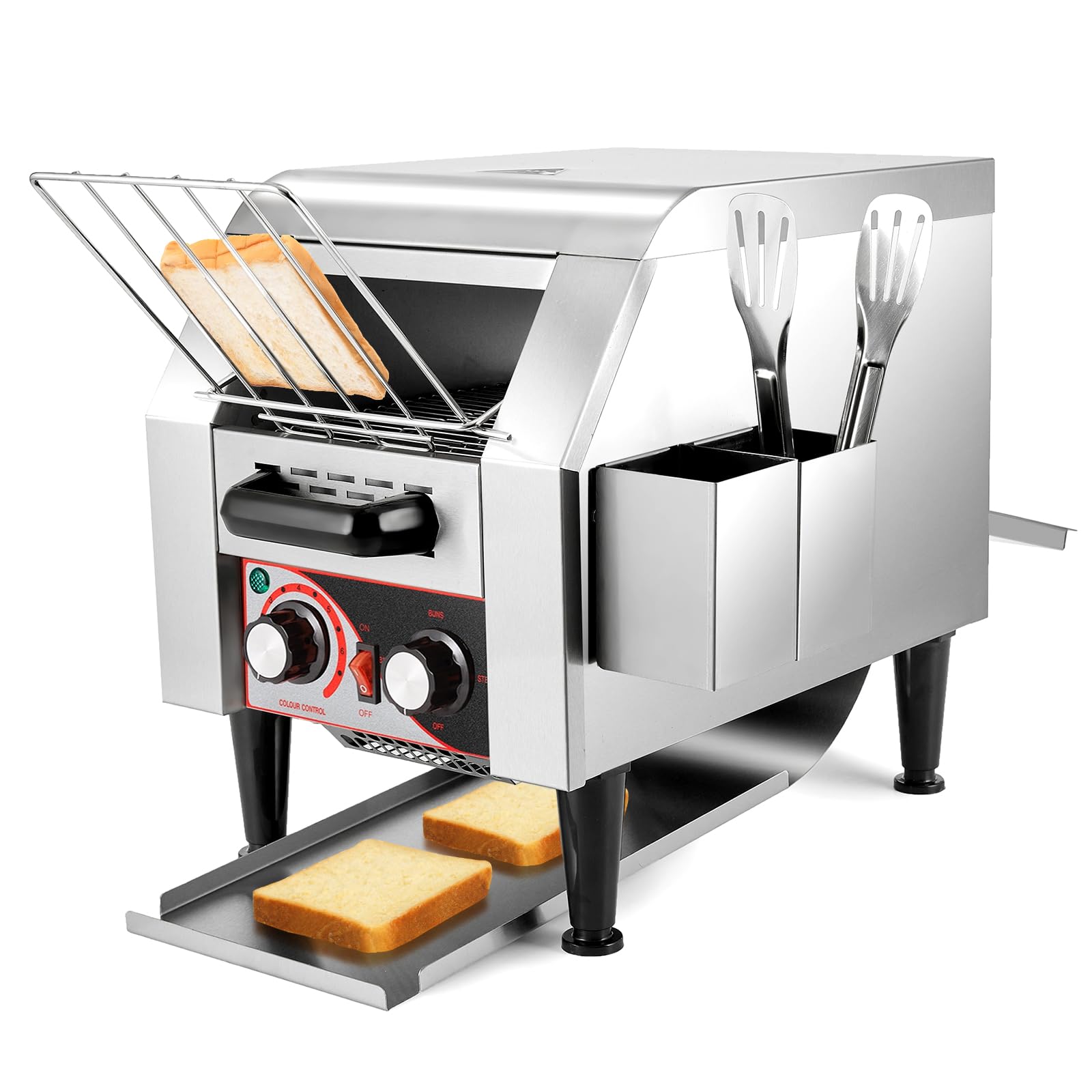 WICHEMI Commercial Toaster 150 Slices/Hour Conveyor Restaurant Toaster