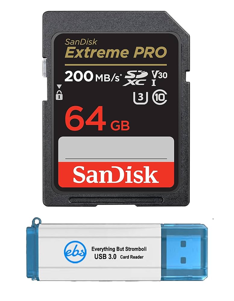 SanDisk - Sandisk extreme pro 一回のみ使用 64GB Amazon.com: SanDisk 64GB Extreme PRO UHS-I SDXC Memory Card