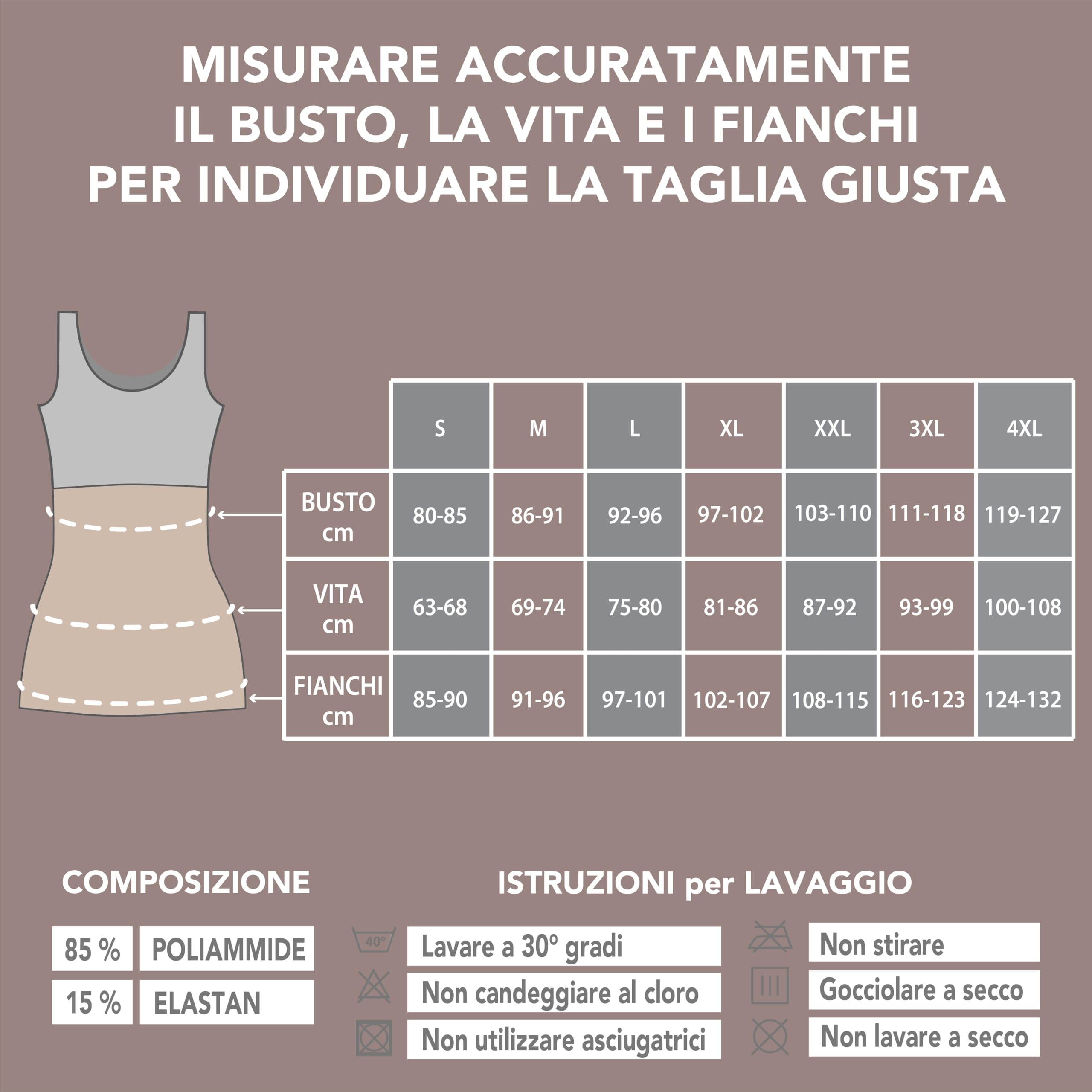 SLIMCELL Pancera Contenitiva Donna Senza Cuciture SlimCell – Guaina Modellante Pancia Piatta, Fascia Addominale Contenitiva Anticellulite in Microfibra, Intimo Snellente Invisibile - Made in Italy