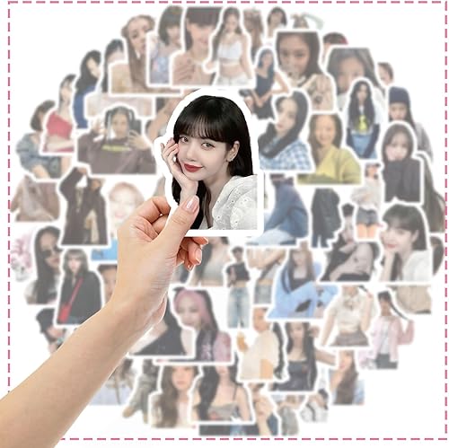 Miniatura 2 de 120 calcomanías Kpop, Kpop Girl Group impermeables, calcomanías de vinilo para niñas, niños, adolescentes, adultos, calcomanías coreanas para