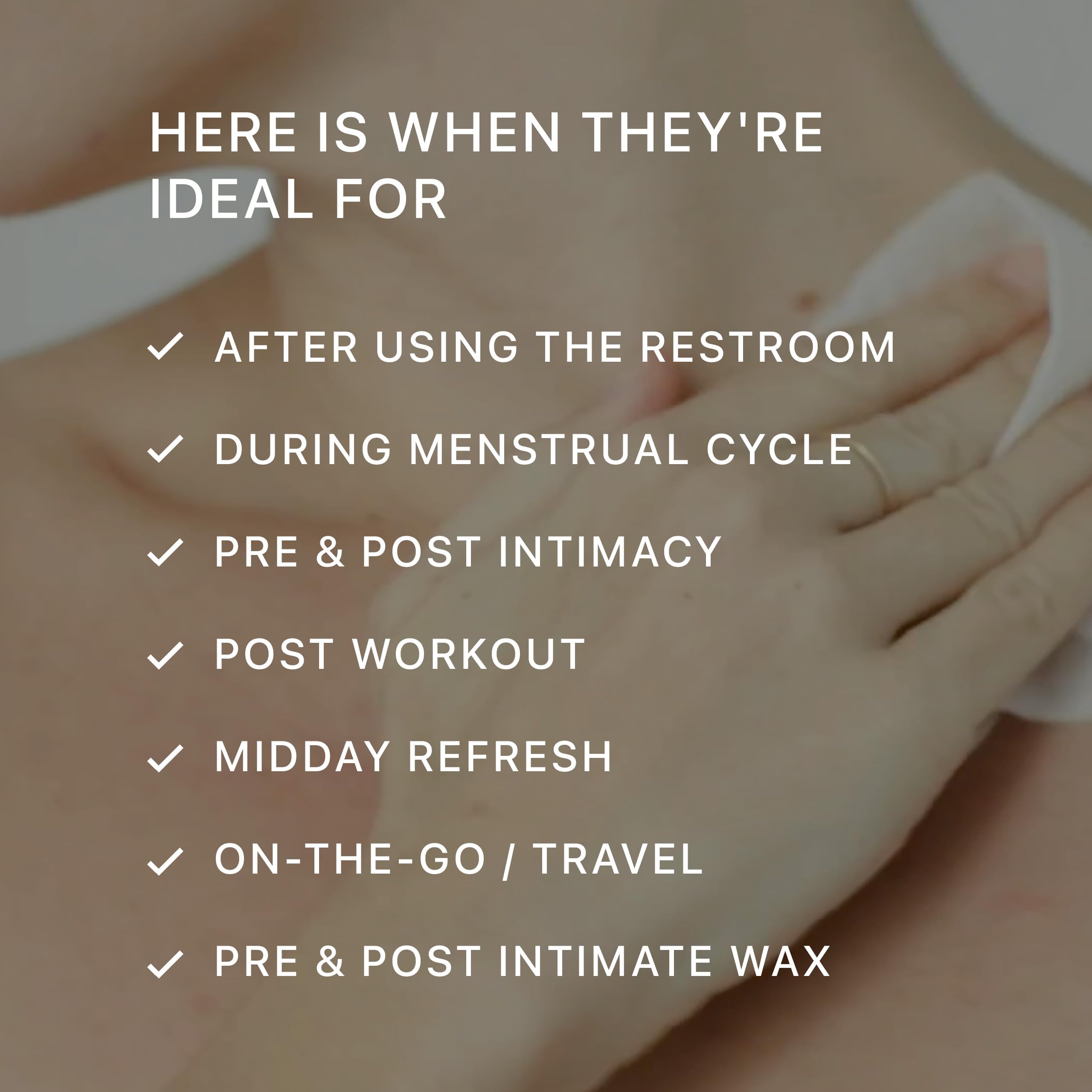 PRIVATES pH-Balanced INTIMATE WIPES for Women & Men | Odor Control, Irritation & Dryness Relief | Hydrating & Soothing with Aloe | Microbiome-Friendly | Natural Ingredients | Fragrance-Free | 25 Count
