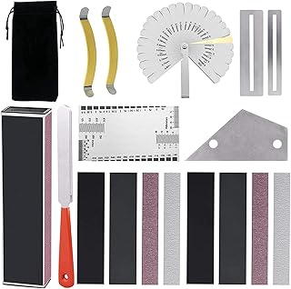 IUPPA 18 PCS Guitar Leveling Bar Kit Leveling Bar Polished Kits for Acoustic Guitar Electric Guitar Bass Guitar Accessories Maintenance Tools