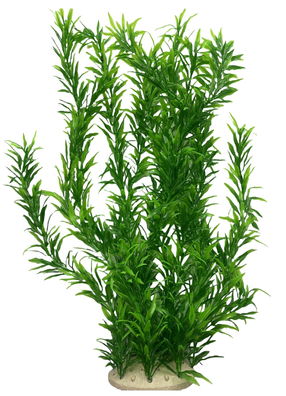 Shibeiparts 2-Pack Aquarium Plant Aquarium Decor Plastic Plants Extra Large 21 Inches Artificial Long Fish Tank Plants Tall Fish Tank Decorations Artificial Green Water Plants (Green)