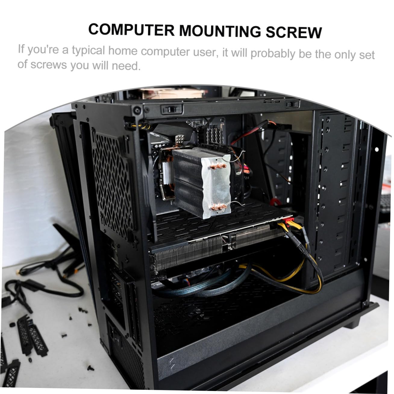 ULTECHNOVO Computer Screw Kit Screws Motherboard Crib Replacement Reusable for Computer Repairing