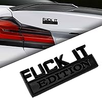 Vista 9 de Calcomanía de Emblema Edición Fuck IT, Insignia Adhesivo Calcomanía 3D para Guardabarros Parachoques Capó Maletero Puerta del Coche, Accesorios