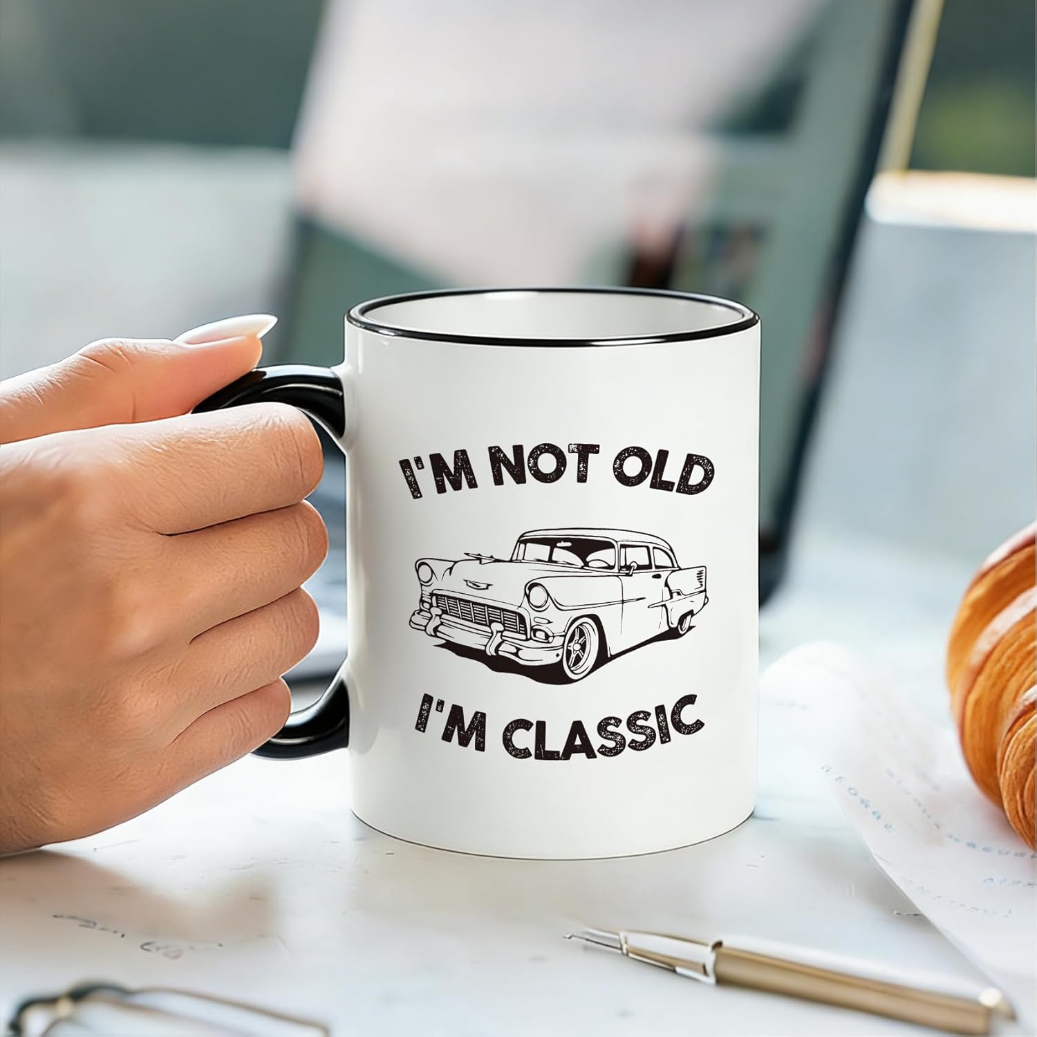 Birthday Gifts for Men - I'm Not Old I'm Classic Coffee Mug - Christmas Birthday Unique Gift for Men, Dad, Grandpa, Him, Husband Ceramic Coffee Mug 11 OZ -42 - Image 4