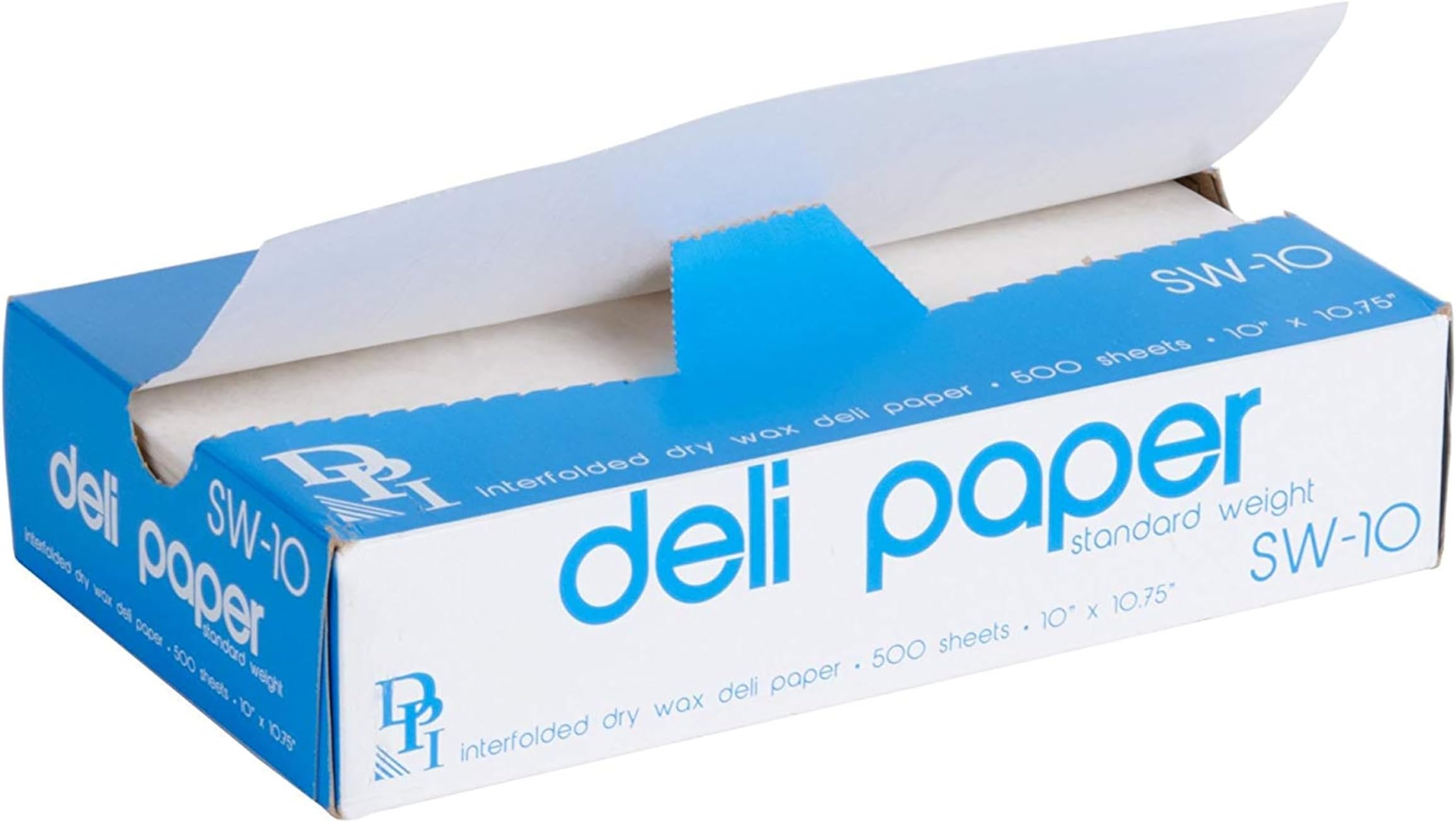 10" x 10 3/4" Interfolded Deli Wrap Wax Paper