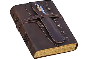 BEDSURE Leather Journal Notebook for Daily Vintage Writing