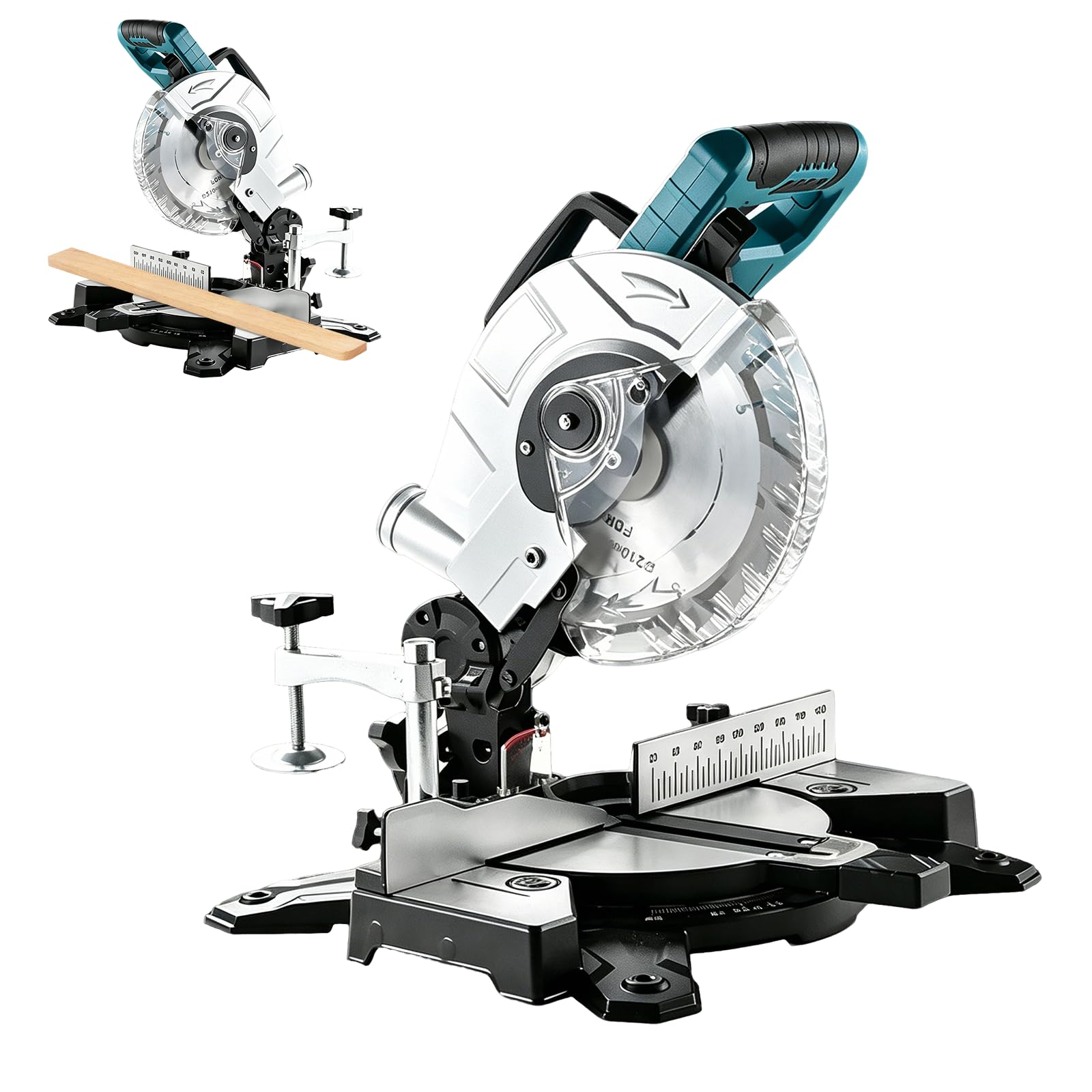 Sierra ingletadora profesional para batería Makita de 18 V