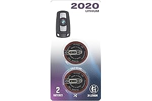 2 Pack VL2020 Car Battery Replacement for BMW (2006-2014 Models)