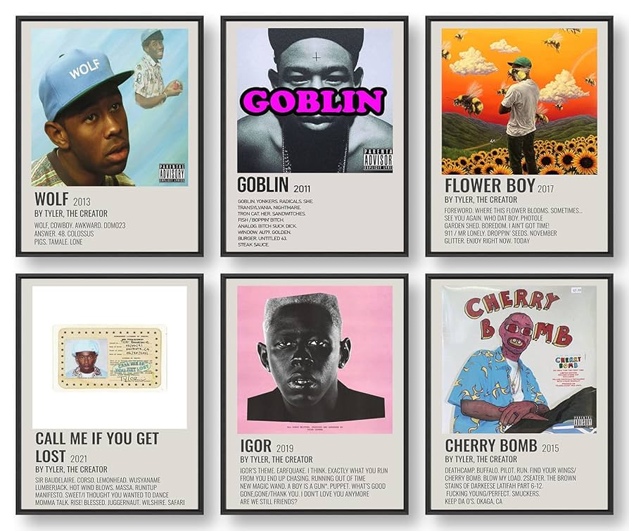 Amazon.co.jp: ZJNB Tyler The Creator ポスター アルバムカバー