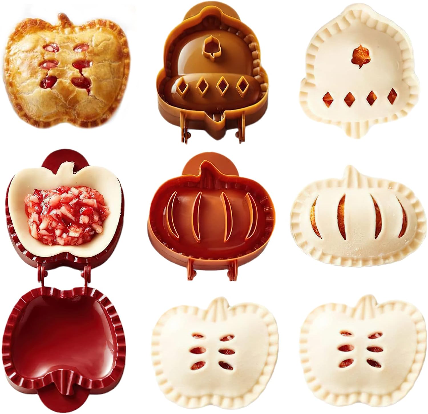 Pocket Dough Pie Press Mold Hand Pie Maker 3 Pack Hand Pie