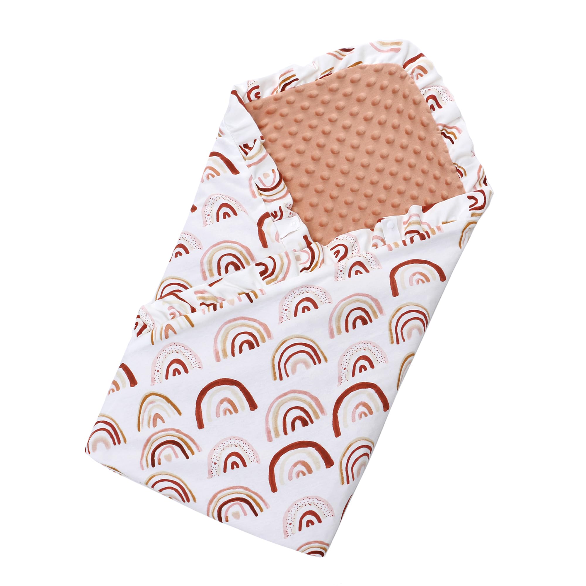 Miracle Baby Baby Wrap Blanket for Pram Buggy Pushchair Car Seat and Stroller,Cotton Blanket Swaddle Suitable for All-Season, 90x90cm,Quilted