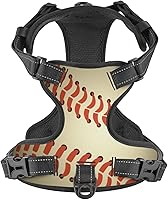 Vista 20 de Arnés reflectante vintage para perro, chaleco suave sin tirones, para perros pequeños, medianos y grandes, tamaño pequeño
