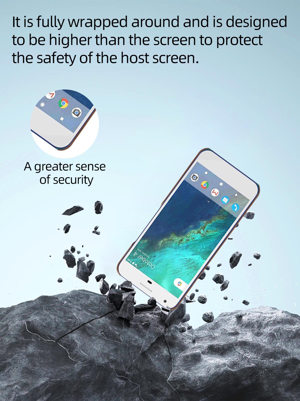 for Google Pixel 2 XL Case,UYRUREL with Card Holder Color Blocked Cowhide Phone case,Comprehensive Protection & Convenient Travel,Brown.