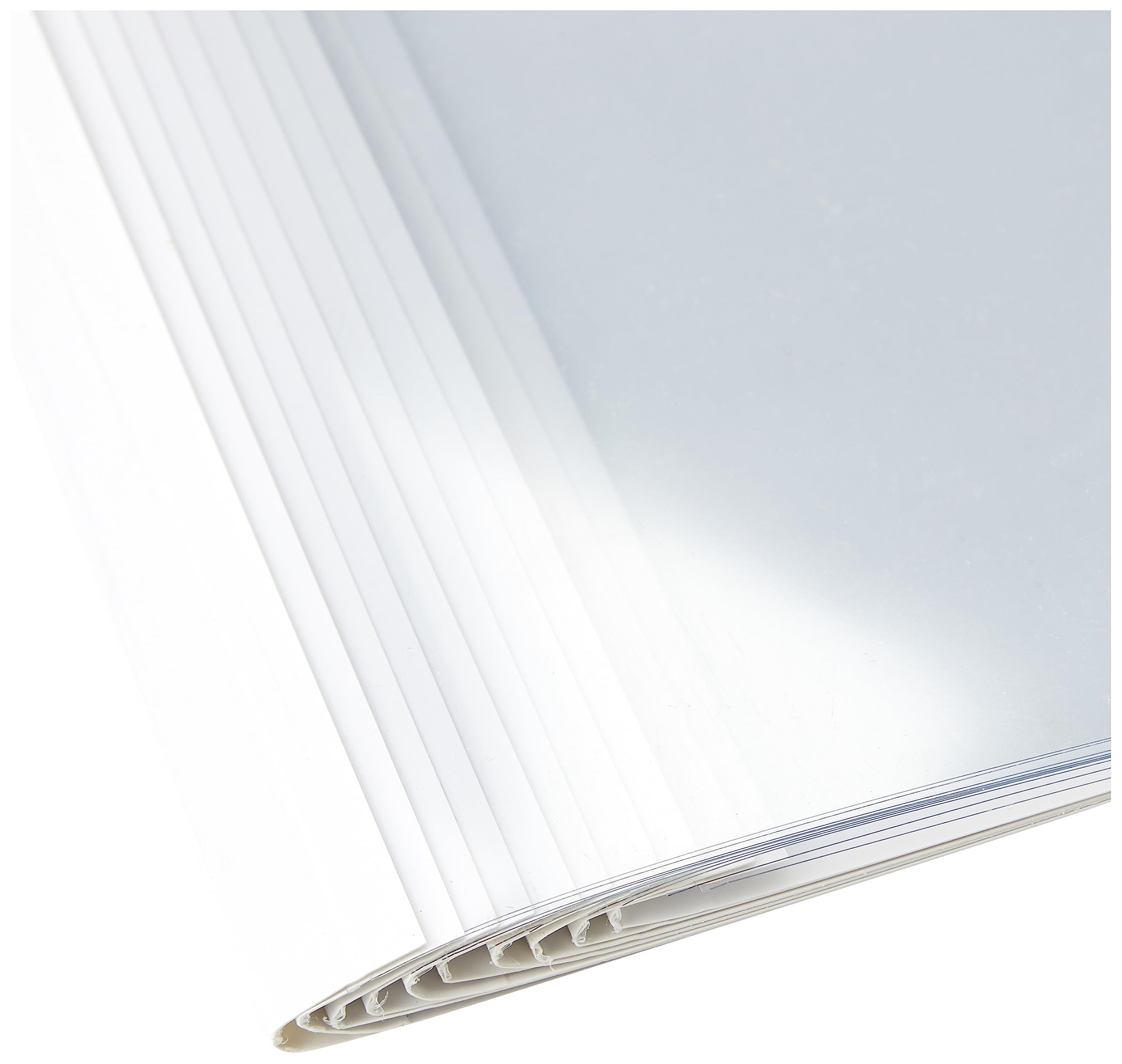 GBC | Lot de 100 Couvertures de Reliure Thermique ThermaBind A5 | Tranche 3 mm | Dos Blanc Satiné | Face Transparente PVC | Jusqu’à 30 Feuilles | Finition Premium | Professionnels | IB370427