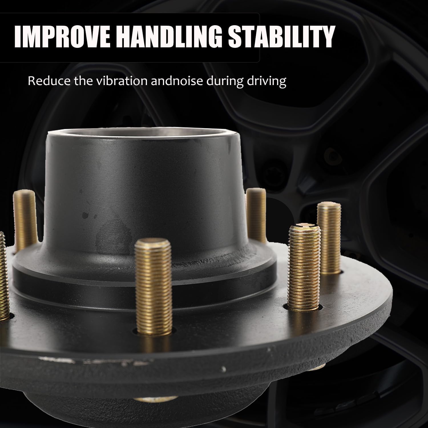 Trailer Hub Kits 8 Bolt Heavy Duty Trailer Axle 25580/14125A, 8-Hole 6.5 Bolt Circle Idler Hub for 7,000 lb Axle, 8 Lug Trailer Hub