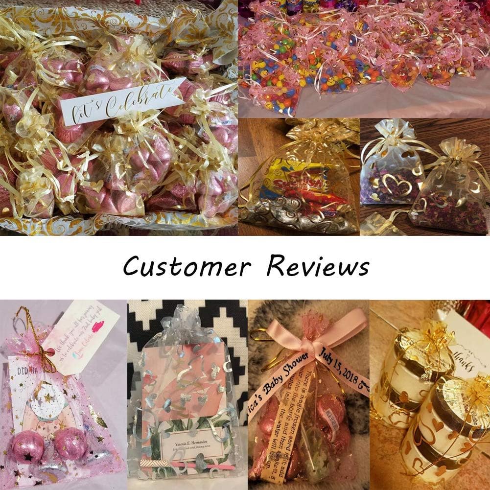 Best Cyber Deals 🔥 Pandahall 100PCS 5x7 Inches Heart Organza Bags Pink Jewelry Pouch Bags Organza Drawstring Pouches Wedding Favors Bag Candy Gift Bags Valentine's Day Breast Cancer Awareness Black Friday - 50% OFF Pandahall 100PCS 5x7 Inches Heart Organza Bags Pink Jewelry Pouch Bags Organza Drawstring Pouches Wedding Favors Bag Candy Gift Bags Valentine's Day Breast Cancer Awareness