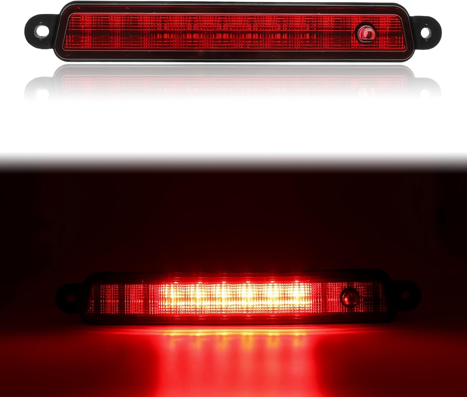 LED 3rd Third Brake Light for Armada 04-15, KEWISAUTO Red Center High Mount Stop Light for Nissan Armada 2005-2015/ Nissan Pathfinder Armada 2004/ Infiniti 2004-2010 QX56 Accessories(1PCS)