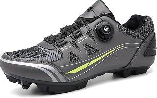 Mens Mountain Bike Shoes Womens MTB Cycling Shoes Outdoor SPD Sport Shoes Compatible SPD Cycling Shoes