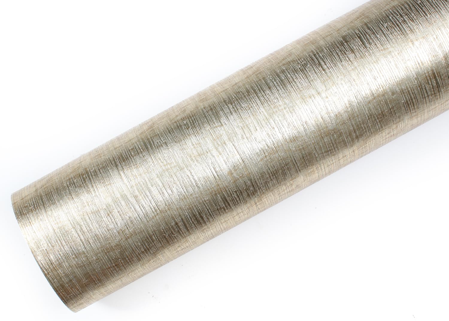 ROSEROSA Peel and Stick PVC Faux Metal Self-Adhesive Wallpaper Covering Counter Top Shelf Liner NI996