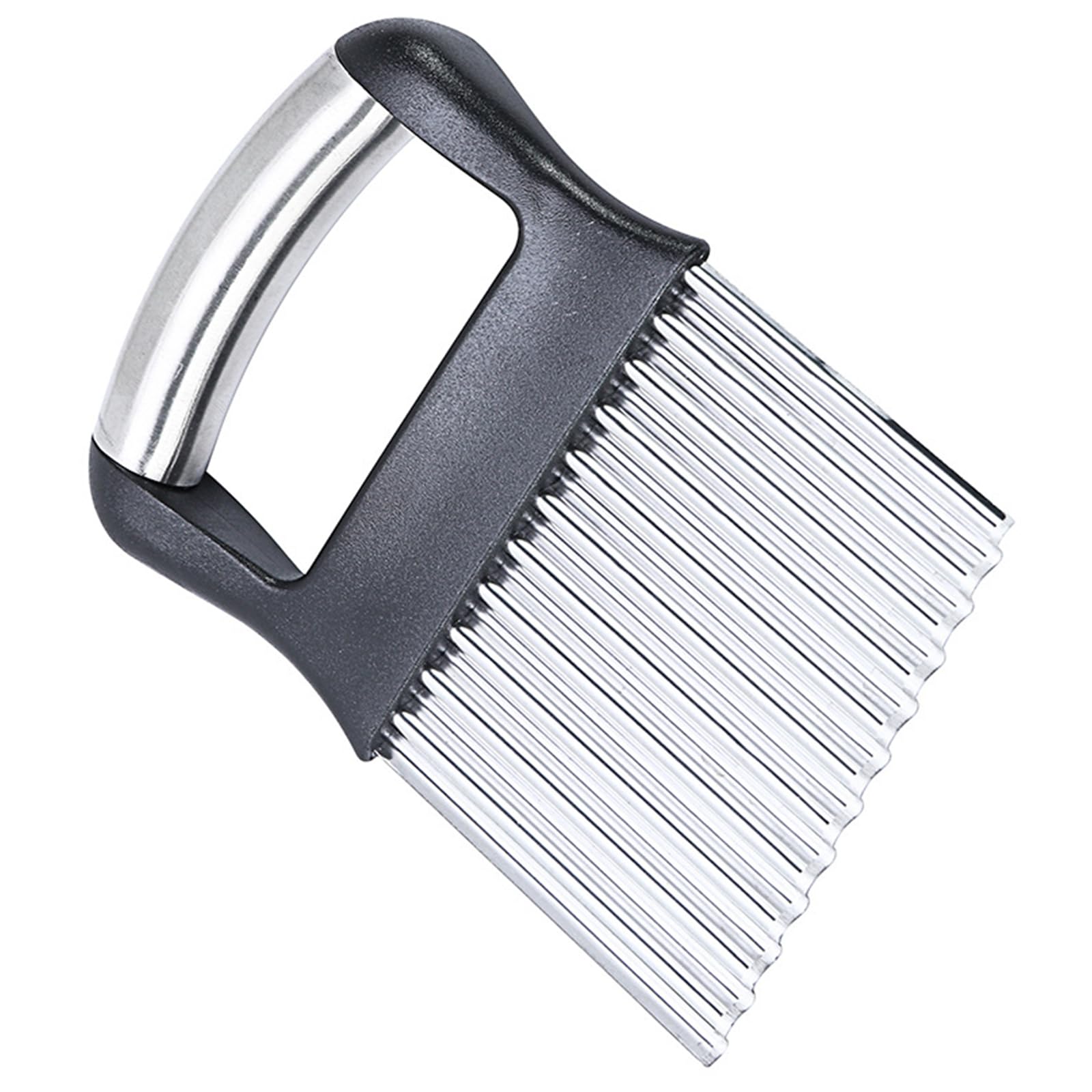FACAILUO Stainless Steel Twisted Vegetable Cutter for Professional Kitchen Slicing with Ergonomic Grip Carrot Cucumber Slicer