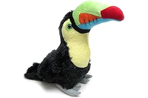 Adorably Realistic 10" Toucan Plush Toy