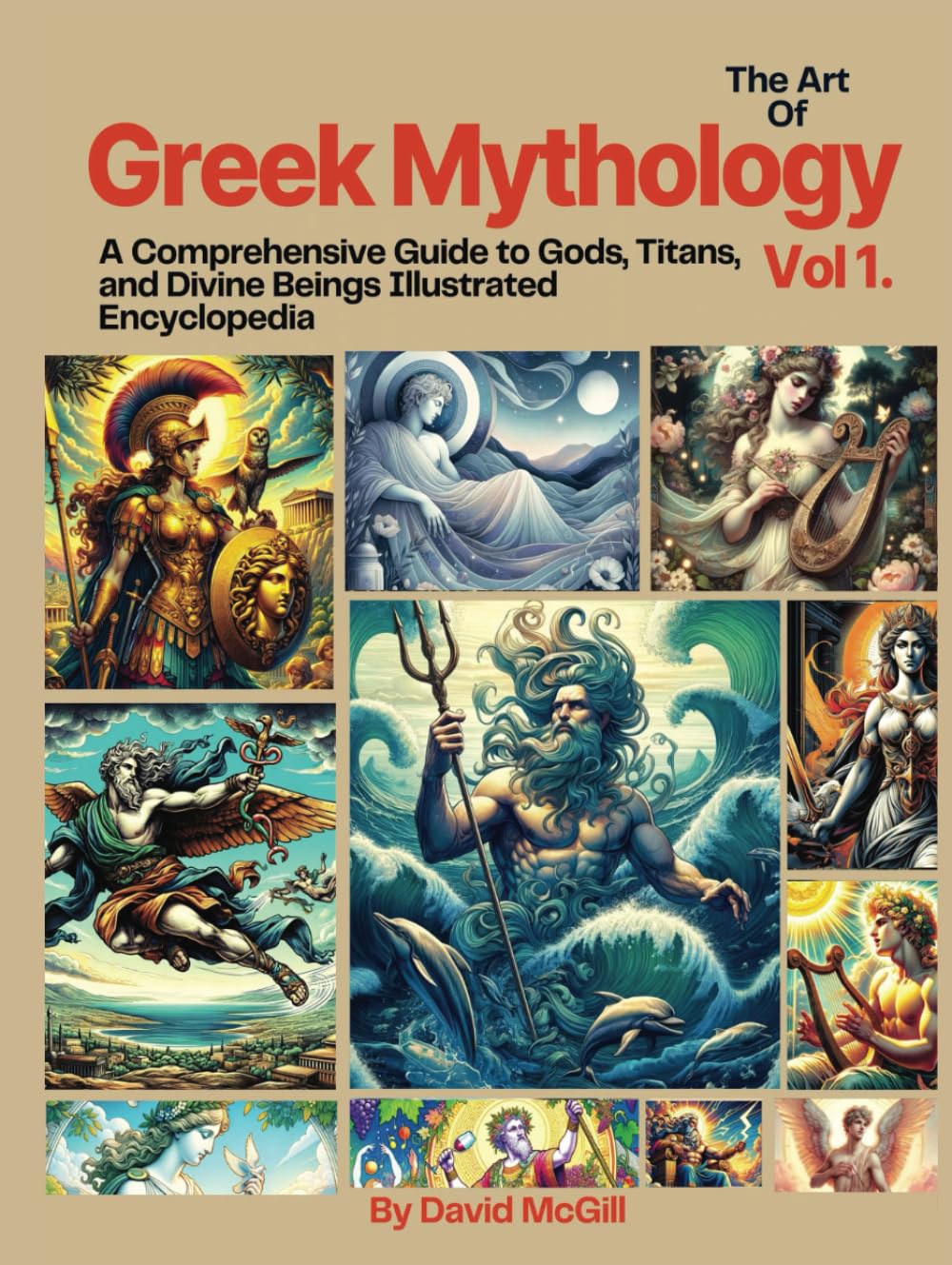 The Art Of Greek Mythology Vol. 1: Comprehensive Guide to Gods, Titans, and Divine Beings Illustrated Encyclopedia