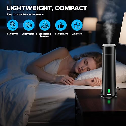 Miniatura 5 de Kit de iniciación de difusor de aroma de hotel, cobertura de 1500 pies cuadrados, colección de aromas de hotel, adecuado para difusor sin agua,