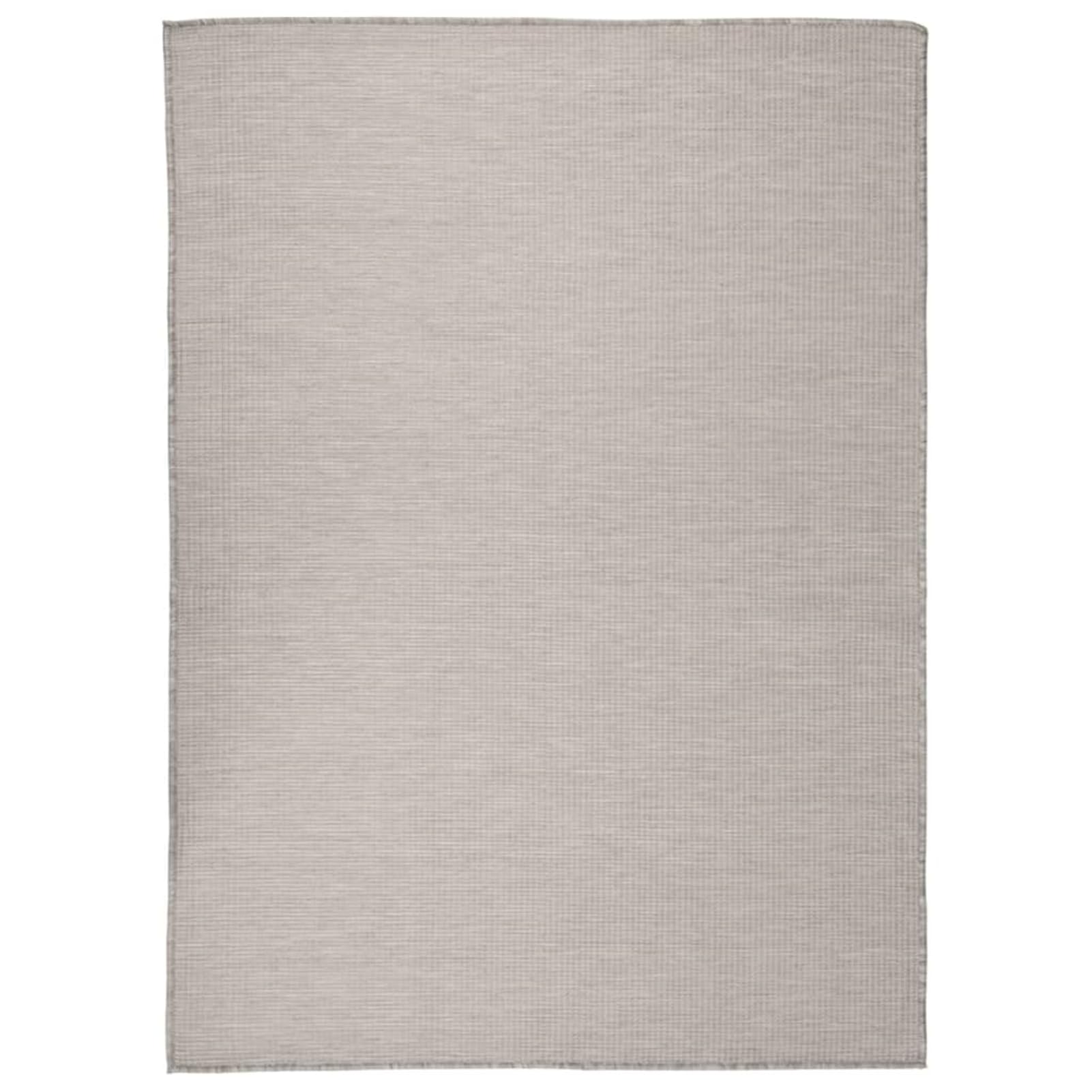 Tapis d'extérieur gris clair 200x280 pour grande terrasse et grand balcon